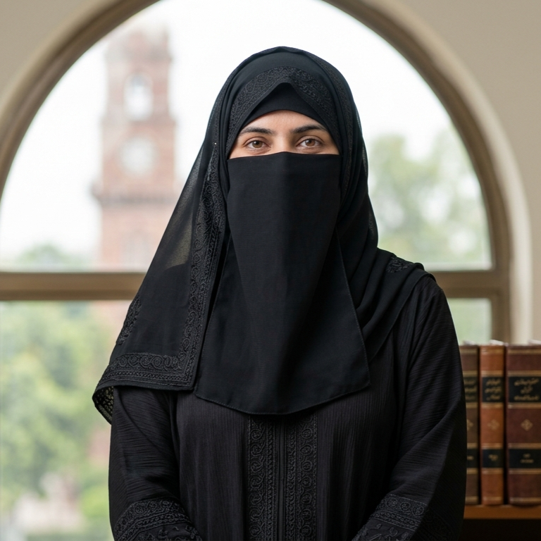 Portrait of Quran Translation & Tafseer Specialist Ustadha Khadija Tayyaba from Faisalabad